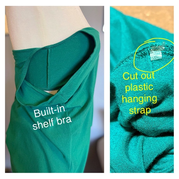 🎉👗SEXY & UNIQUE GREEN HOLIDAY PARTY DRESS EcoSkin M Asymmetrical, Sustainable - Picture 7 of 10